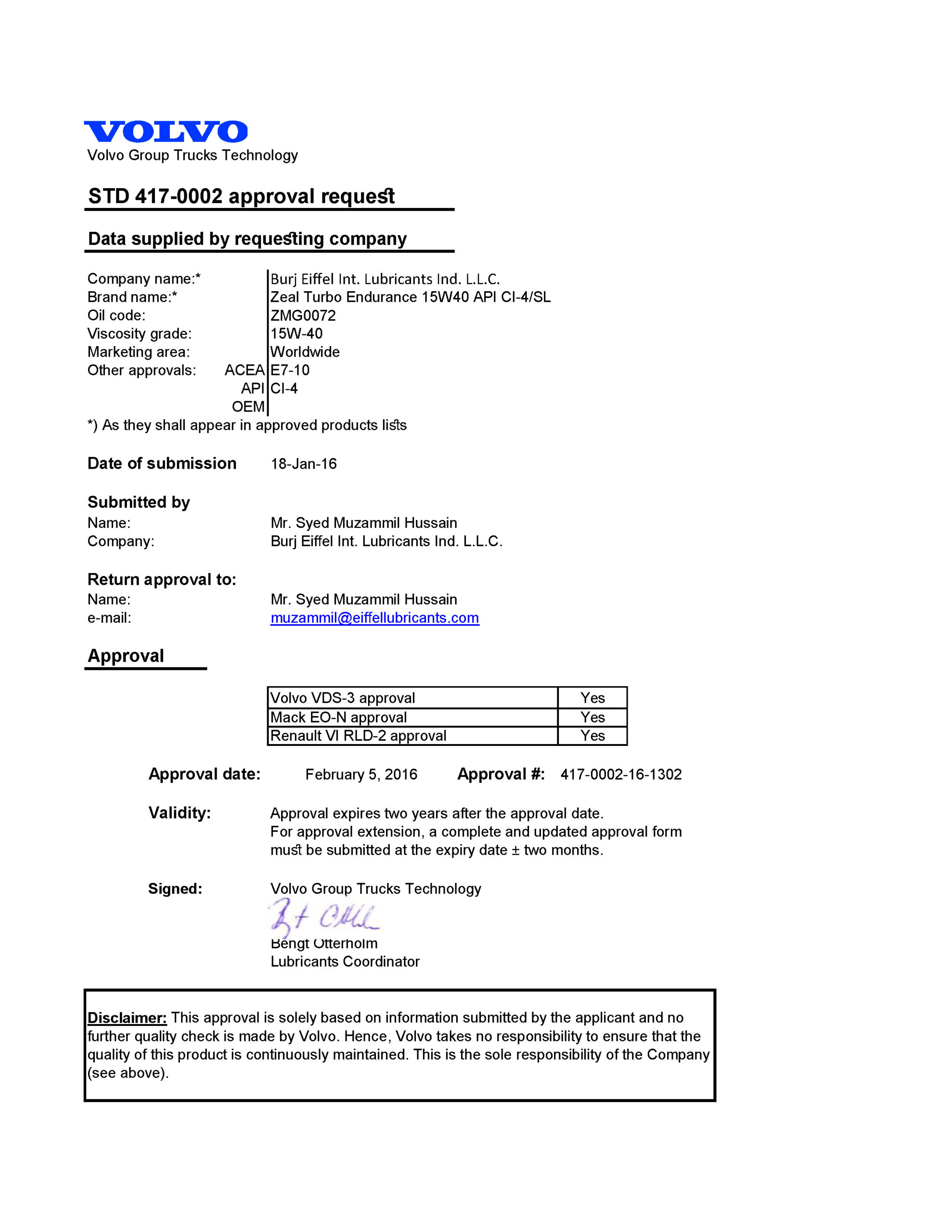 Zeal OEM Approvals-01 Zeal OEM Approval